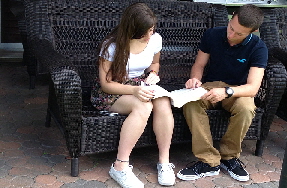 Jillian Kass and Jacob Oster - Sun Sentinel Photo