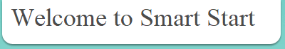 Welcome to Smart Start